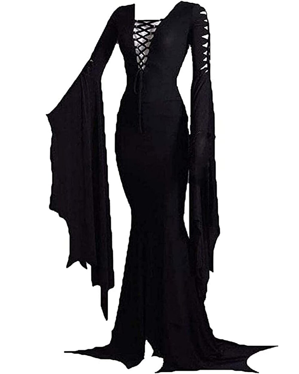 1339 Halloween Vampire Costume Sexy Vintage Dress Gothic Witch Vintage